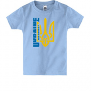 Детская футболка с тризубом "Ukraine"