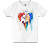 Дитяча футболка з закоханими котиками