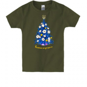 Детская футболка с ёлкой "Ёлка победы"