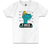 Дитяча футболка з ув'язненим динозавром