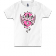 Детская футболка сердце с крыльями (2)