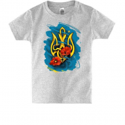 Дитяча футболка зі стилізованим Тризубом - якорем