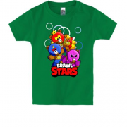 Детская футболка з ведмедиками (Brawl Stars)