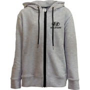 Детская худи на молнии Hyundai (Вышивка)