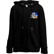 Дитяча худи на блискавці "Том та Джеррі патріоти"