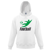 Детская худи с принтом "Мой футбол"