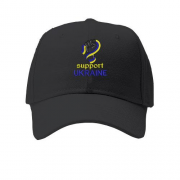 Детская кепка с вышивкой Support Ukraine (Вышивка)