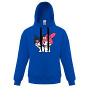 Дитяча толстовка з Kuromi & My melody