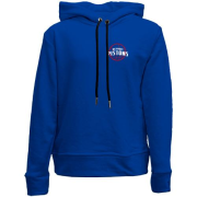 Детский худи без флиса Detroit Pistons (Вышивка)