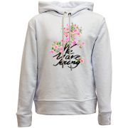 Дитячій худі без флісу з квітковим конем We are young