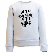Детский свитшот Anti Social Anti Hype
