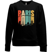 Детский свитшот без начеса Paris Retro