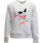 Детский свитшот без начеса Why so serious (2)