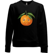 Дитячий світшот без начісу "Веселий мандарин"