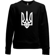 Детский свитшот без начеса с гербом Украины (Н)