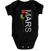 Детское боди 30 секунд до марса с розой