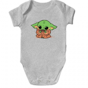 Детское боди Baby Yoda.