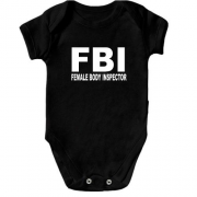 Детское боди FBI - Female body inspector