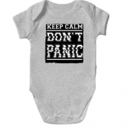 Дитячий боді Keep Calm Don't Panic