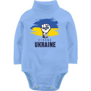 Дитячий боді LSL Strong Ukraine