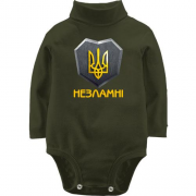 Дитячий боді LSL з гербом України - Незламні