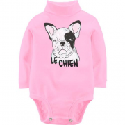 Детское боди LSL с надписью "Le Chien" и собакой