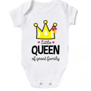 Детское боди Little queen af great family