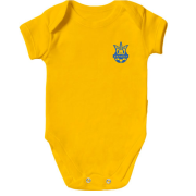 Дитячий боді збірної України з футболу (Вишивка)