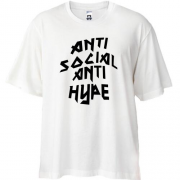 Футболка oversize Anti Social Anti Hype