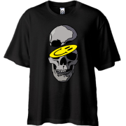 Футболка Oversize Череп-смайлик