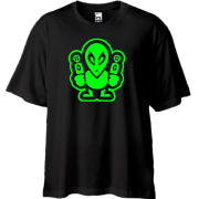 Футболка Oversize Гуманоид