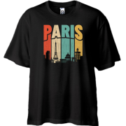 Футболка Oversize Paris Retro