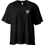 Футболка Oversize Pittsburgh Penguins (Вышивка)