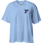 Футболка Oversize Saint Louis Blues (Вышивка)