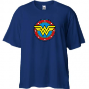 Футболка oversize з логотипом Wonder Woman