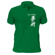 Чоловіча футболка-поло Ієрогліф Jiu-Jitsu