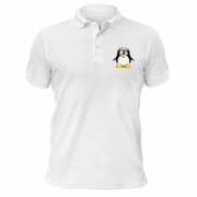 Чоловіча футболка-поло пінгвін Ubuntu