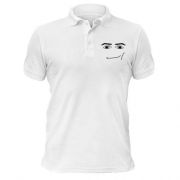 Футболка поло Roblox - Gigachad face