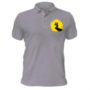 Чоловіча футболка-поло "Гомер та Барт: Король Лев"