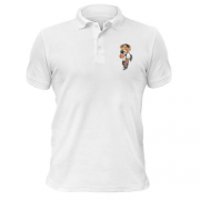 Чоловіча футболка-поло "Селфі ведмедик"