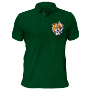 Чоловіча футболка-поло з бенгальським тигром