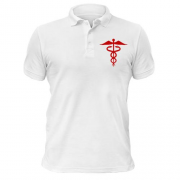 Чоловіча футболка-поло з гербом медицини (2)