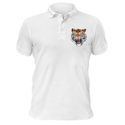 Чоловіча футболка-поло з тигром "Рик"