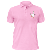 Чоловіча футболка-поло з веселим гусем