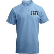 Футболка с воротником стойкой На земле с 1997