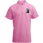 Поло з коміром стійкою Веселий кінь з футбольним м'ячем