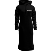 Женская толстовка-платье AMG logo (Вышивка)