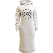 Жіноча толстовка-плаття EXO з іконками