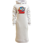 Женская толстовка-платье Tom and Jerry