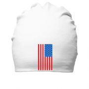 Хлопковая шапка с американским флагом